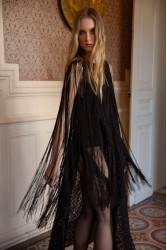 NIDODILEDA bonnet Multiwear Piece Μαύρο Τοπ με Κρόσια