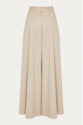 NIDODILEDA Carl Pants Ψηλόμεση Μπεζ Παντελόνα