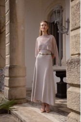 NIDODILEDA Drift Dress Sparkly Thread Sand