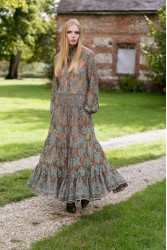 NIDODILEDA Eve Dress Knitted Lace Brown Veraman Καφέ Κεντητό Φόρεμα