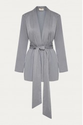 NIDODILEDA Rhia Blazer Grey Γκρι Μπλέιζερ