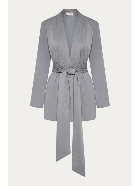 NIDODILEDA Rhia Blazer Grey Γκρι Μπλέιζερ