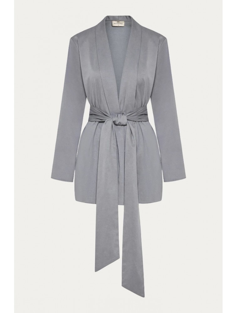 NIDODILEDA Rhia Blazer Grey Γκρι Μπλέιζερ