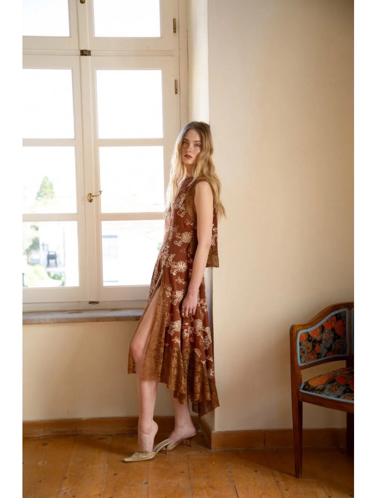 NIDODILEDA There Dress Floral Embroidered Lace Embellished
