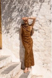 NIDODILEDA Wisdom Dress Dark Brown