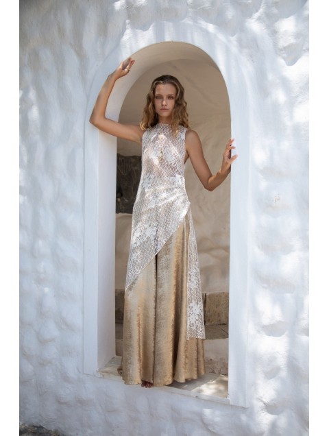 NIDODILEDA Amaira Dress Off White Εκρού Φόρεμα