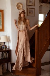 NIDODILEDA Azari Top Peach Beige Ροδακινί Μπεζ Τοπ