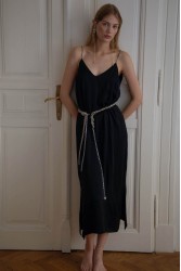 NIDODILEDA Barrier Dress Black Μαύρο Φόρεμα