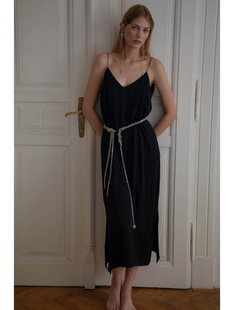 NIDODILEDA Barrier Dress Black Μαύρο Φόρεμα