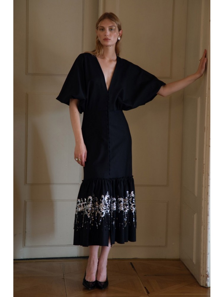 NIDODILEDA Nosco Dress Black Μαύρο Φόρεμα