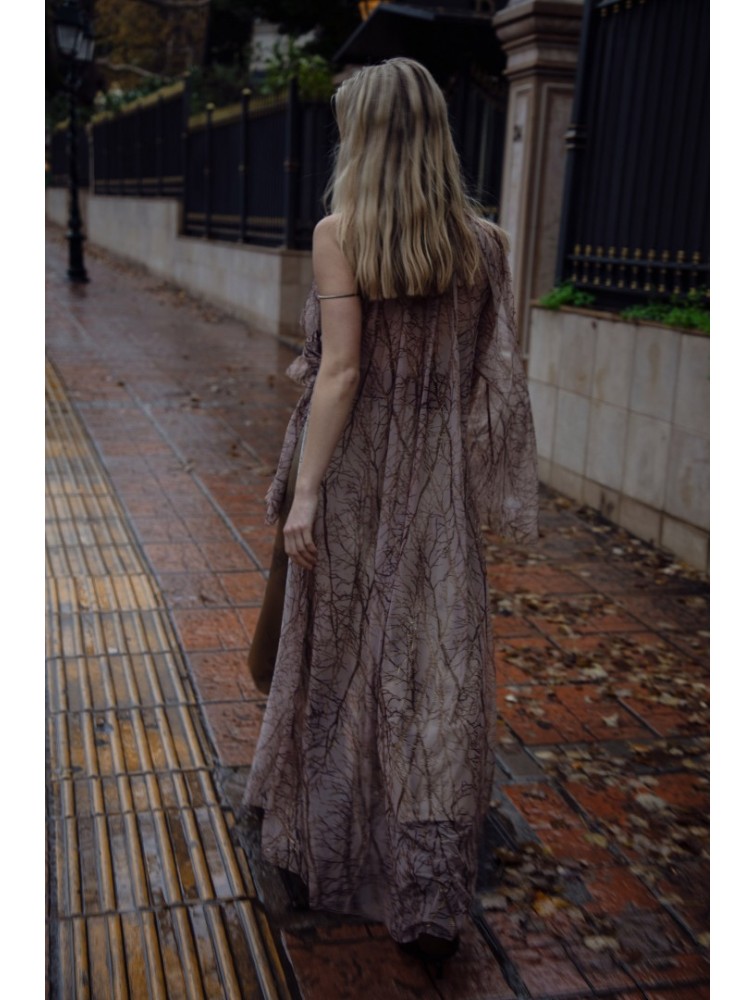 NIDODILEDA Ayrish Top Semi-sheer Slitted