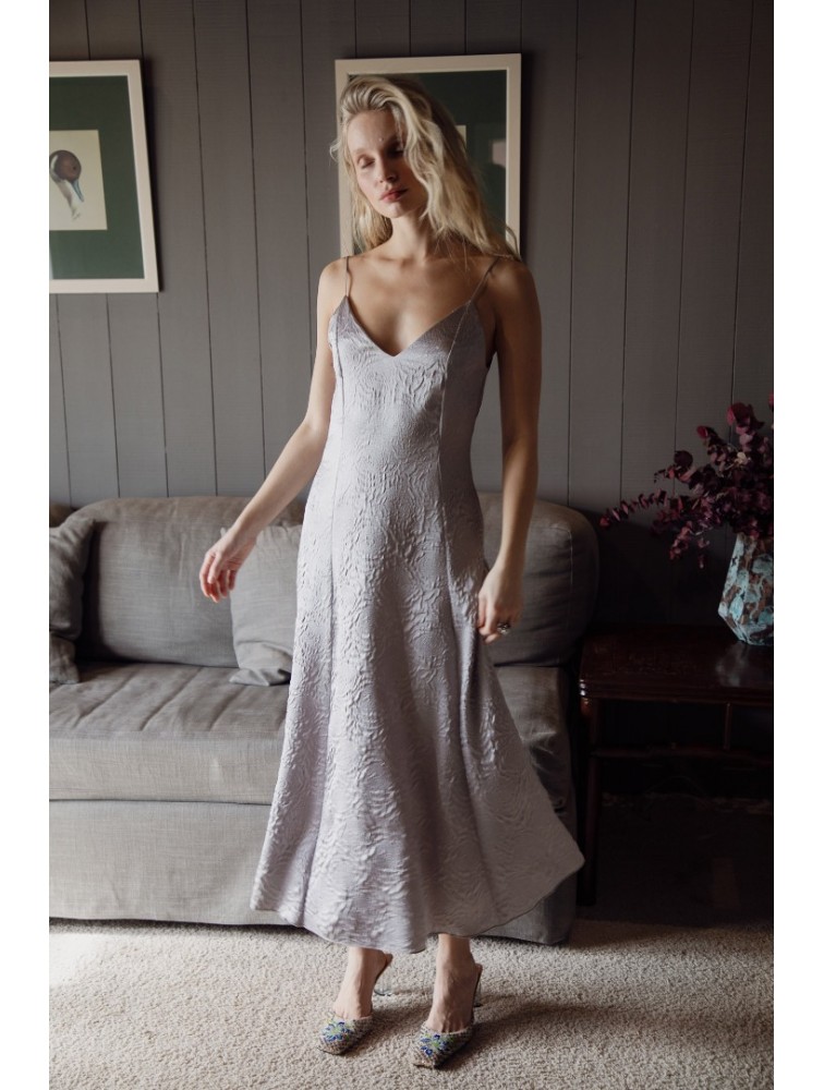 NIDODILEDA Cerylo Dress Light Grey