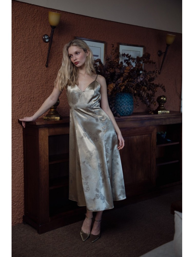 NIDODILEDA Cerylo Dress Olive Green