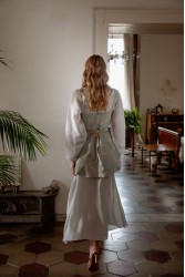 NIDODILEDA Cielo Dress Light Blue Grey Γαλάζιο Γκρι Φόρεμα