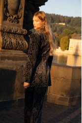 NIDODILEDA Impress Blazer Anthracite Ανθρακί Σακάκι