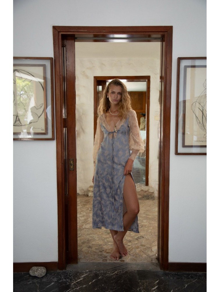 NIDODILEDA Miralu Dress Light Blue Γαλάζιο Φόρεμα