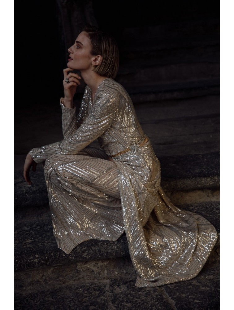 NIDODILEDA Bliss Dress Silvery Ασημί Φόρεμα