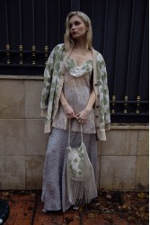 NIDODILEDA Fayora Cardigan Floral Beaded Φλοράλ Ζακέτα