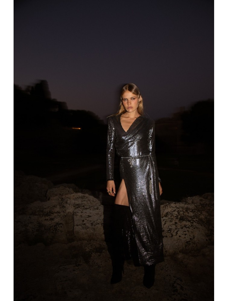 NIDODILEDA Alzir Dress Ασημί Φόρεμα