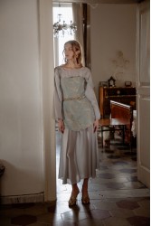 NIDODILEDA Cielo Dress Light Blue Grey Γαλάζιο Γκρι Φόρεμα
