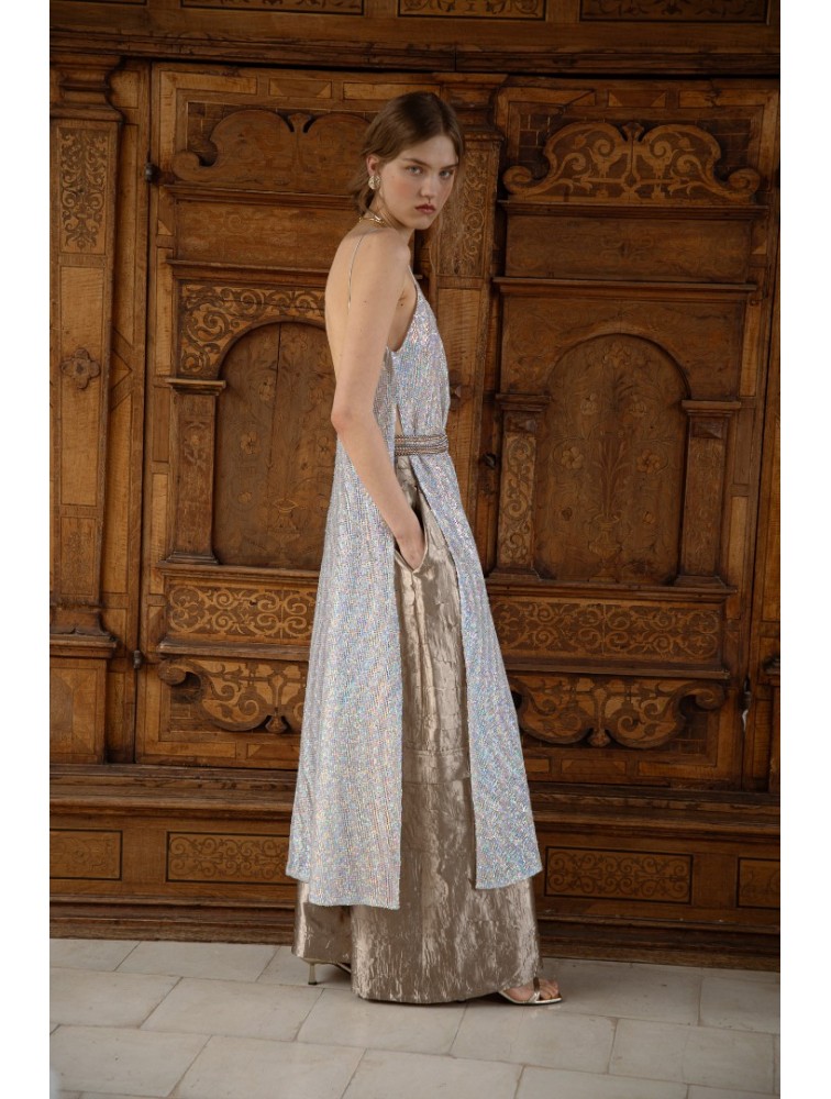 NIDODILEDA Eir Pants Silvery Olive Ασημί Λαδί Παντελόνα