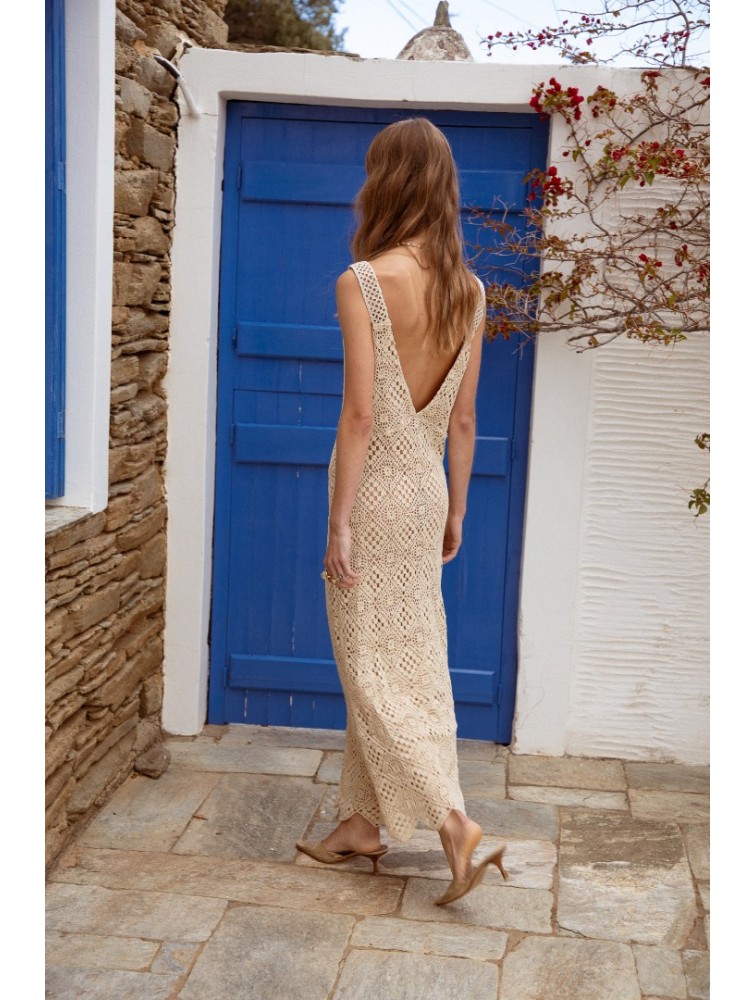 NIDODILEDA Revival Dress Sand