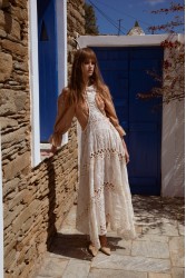 NIDODILEDA Unique Playsuit Light Peach Beige Ροδακινί Ολόσωμο Σόρτς