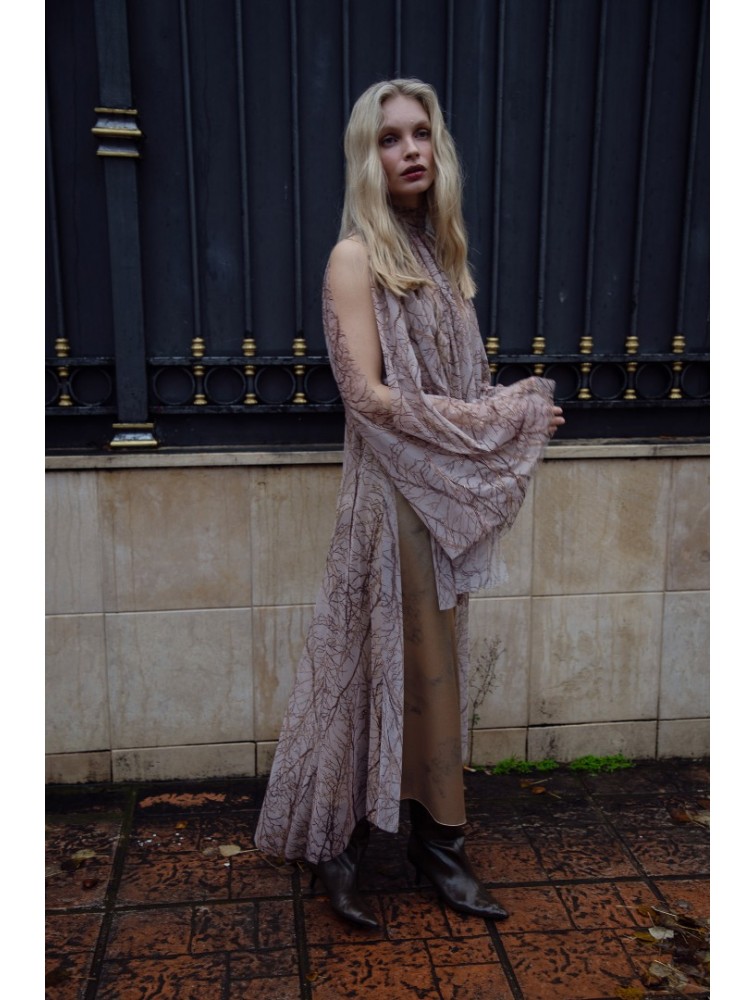 NIDODILEDA Ayrish Top Semi-sheer Slitted