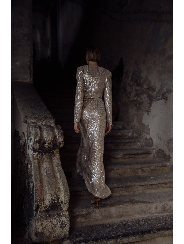 NIDODILEDA Bliss Dress Silvery Ασημί Φόρεμα