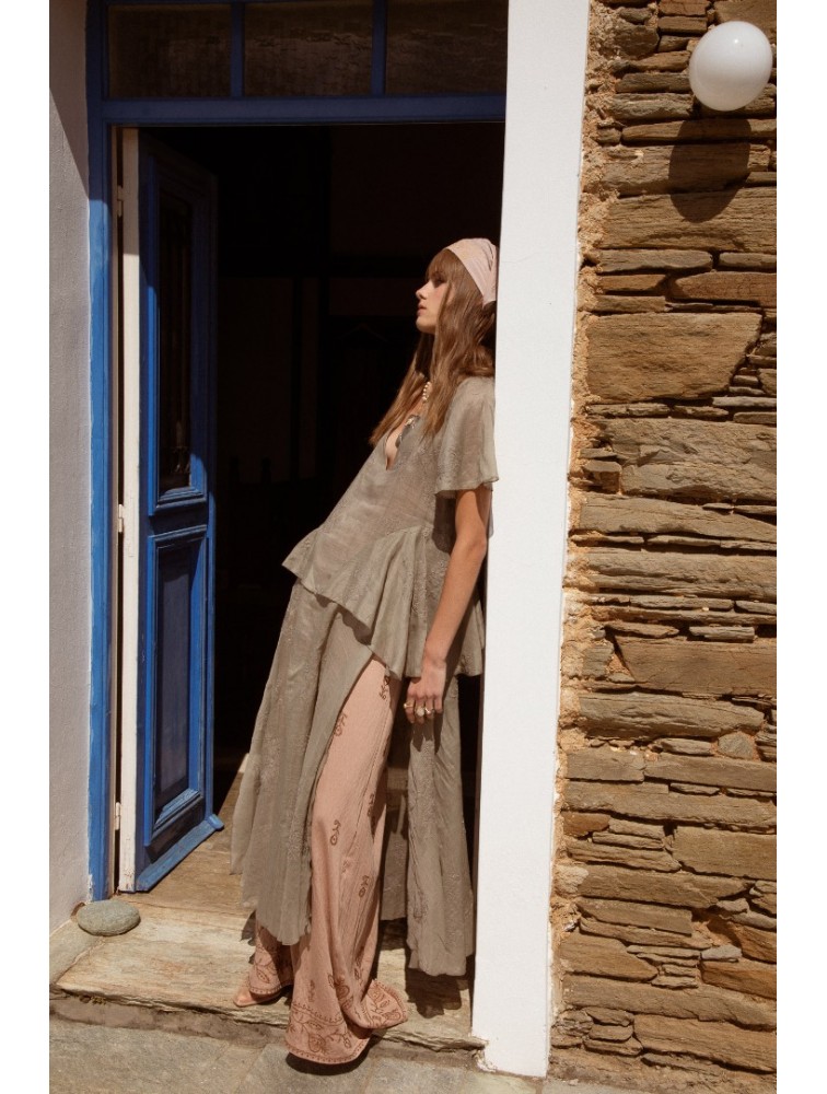 NIDODILEDA Azari Pants Peach Beige