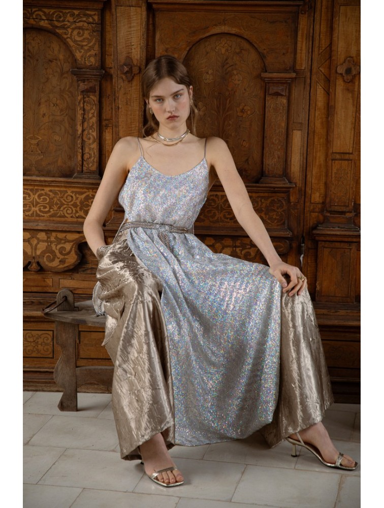 NIDODILEDA Eir Pants Silvery Olive Ασημί Λαδί Παντελόνα