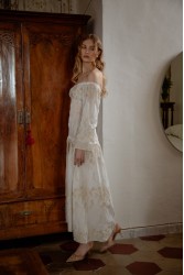 NIDODILEDA Muse Dress Off White Beige Εκρού Φόρεμα