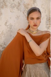 NIDODILEDA Serene Top Burnt Orange