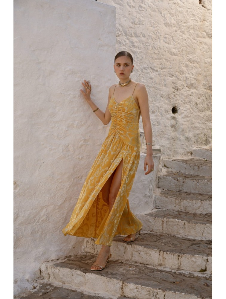 NIDODILEDA Soleil Dress Gold Yellow