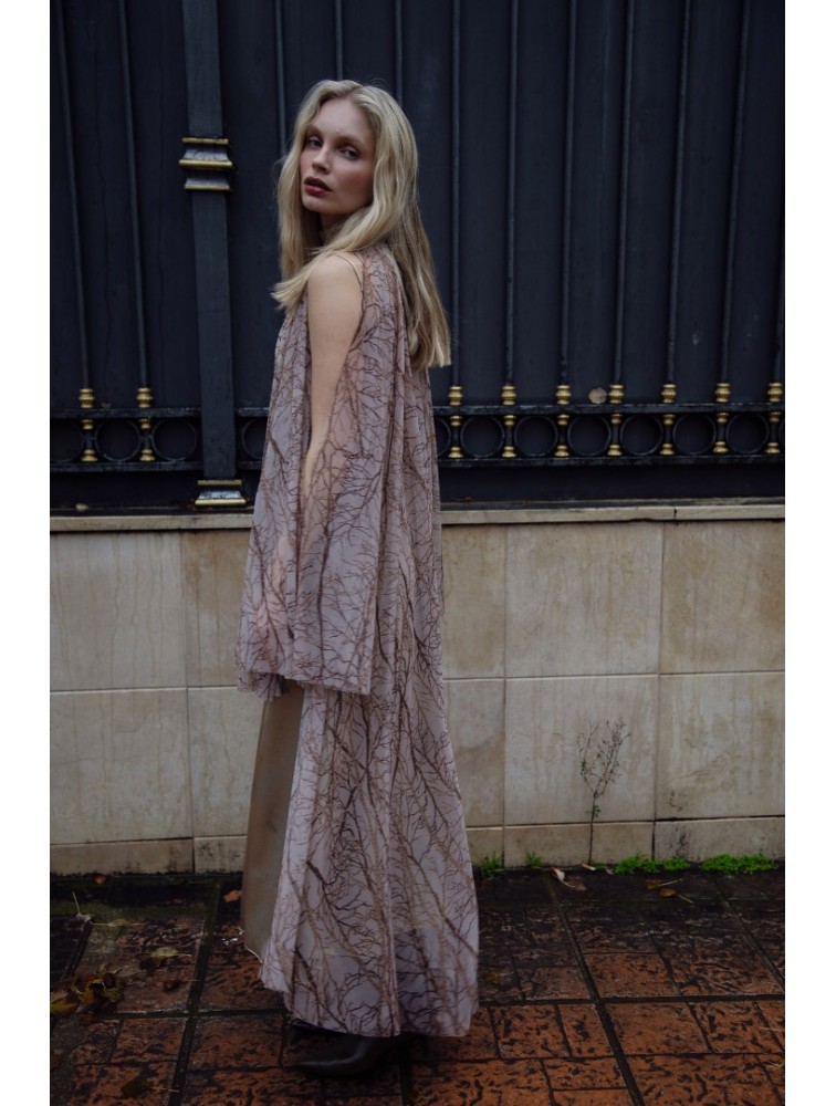 NIDODILEDA Ayrish Top Semi-sheer Slitted