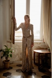 NIDODILEDA Bliss Dress Silvery Ασημί Φόρεμα