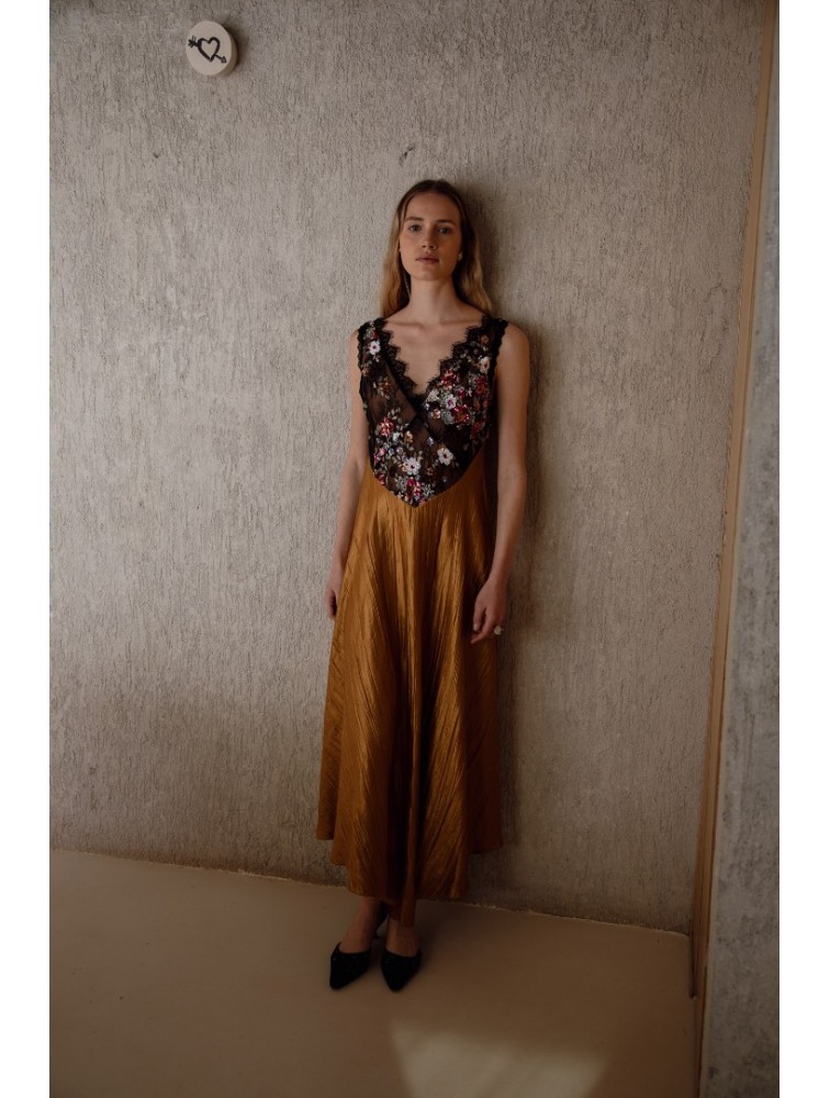 NIDODILEDA Cadence Dress Bronze Dress