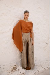 NIDODILEDA Serene Top Burnt Orange