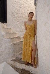 NIDODILEDA Soleil Dress Gold Yellow