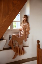 NIDODILEDA Unique Playsuit Light Peach Beige Ροδακινί Ολόσωμο Σόρτς
