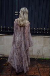 NIDODILEDA Ayrish Top Semi-sheer Slitted