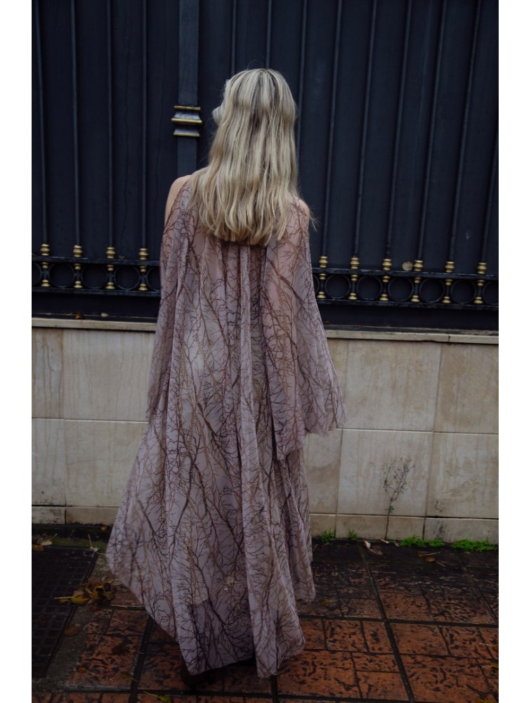 NIDODILEDA Ayrish Top Semi-sheer Slitted