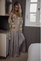 NIDODILEDA Fayora Cardigan Floral Beaded Φλοράλ Ζακέτα