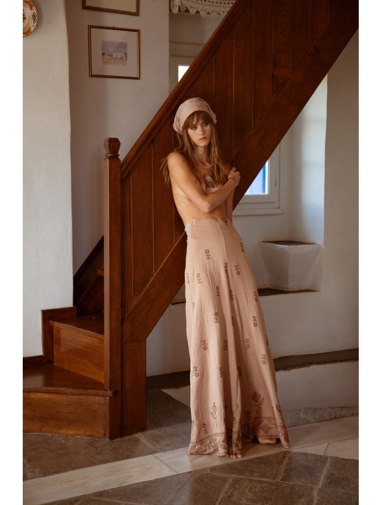 NIDODILEDA Azari Pants Peach Beige