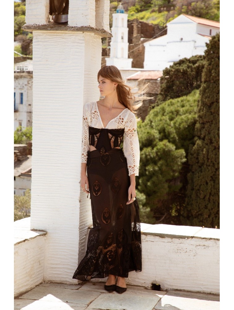 NIDODILEDA Harlow Skirt Black Μαύρη Φούστα