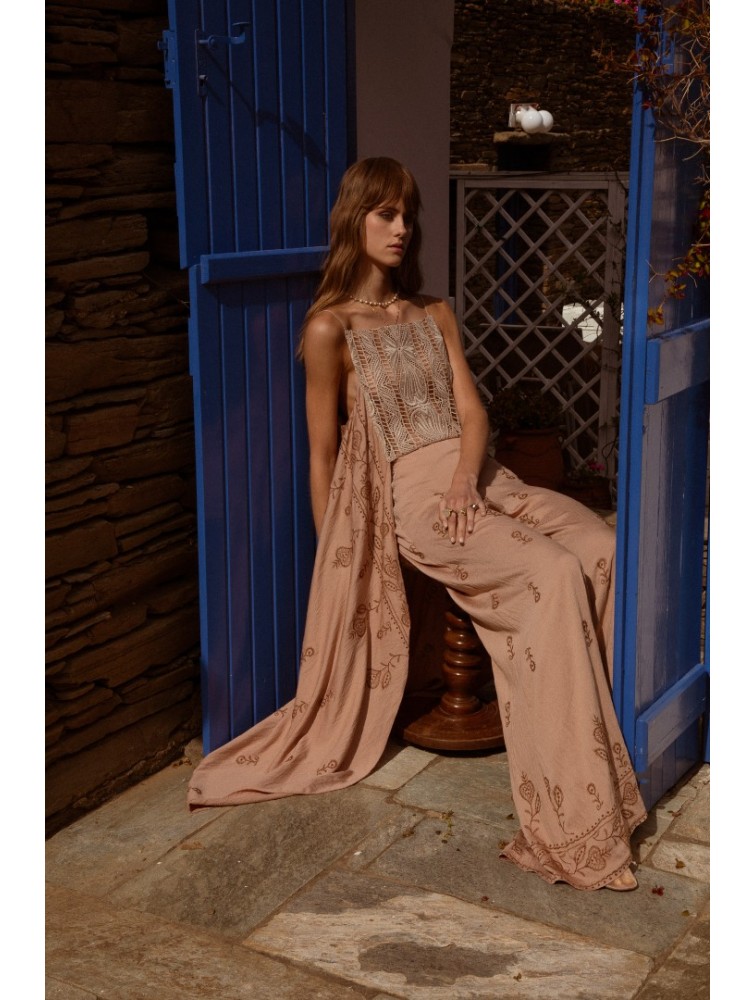 NIDODILEDA Azari Pants Peach Beige
