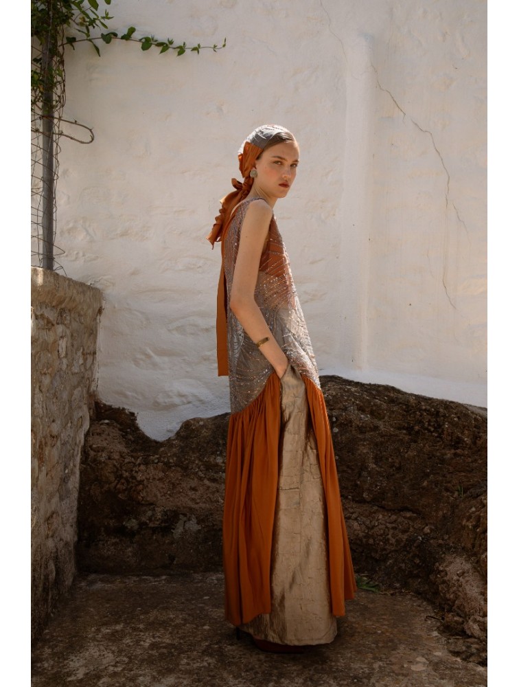 NIDODILEDA Eir Pants Silvery Olive Ασημί Λαδί Παντελόνα