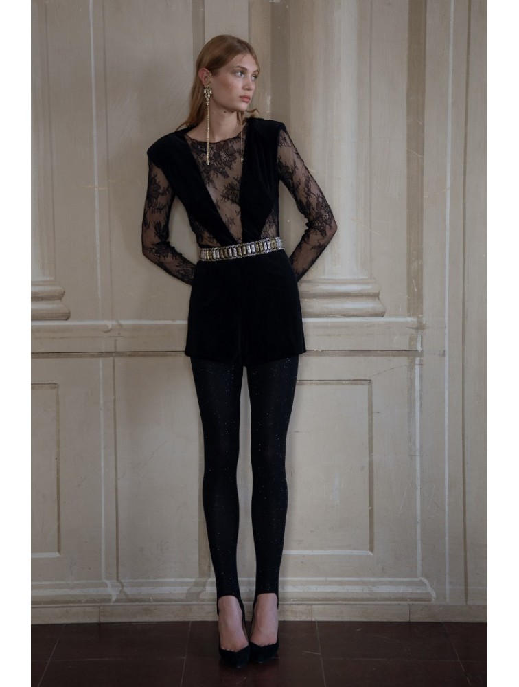NIDODILEDA Grata Leggings Black Μαύρο Κολάν