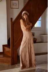 NIDODILEDA Azari Pants Peach Beige