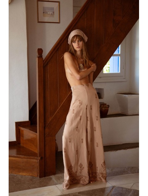 NIDODILEDA Azari Pants Peach Beige